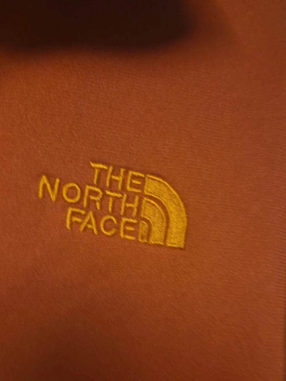 The North Face Men’s Zip Pullover Sweater - Orange-Red